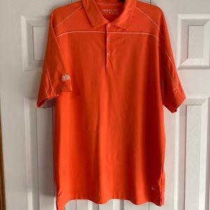 Nike Orange Golf Polo size Large